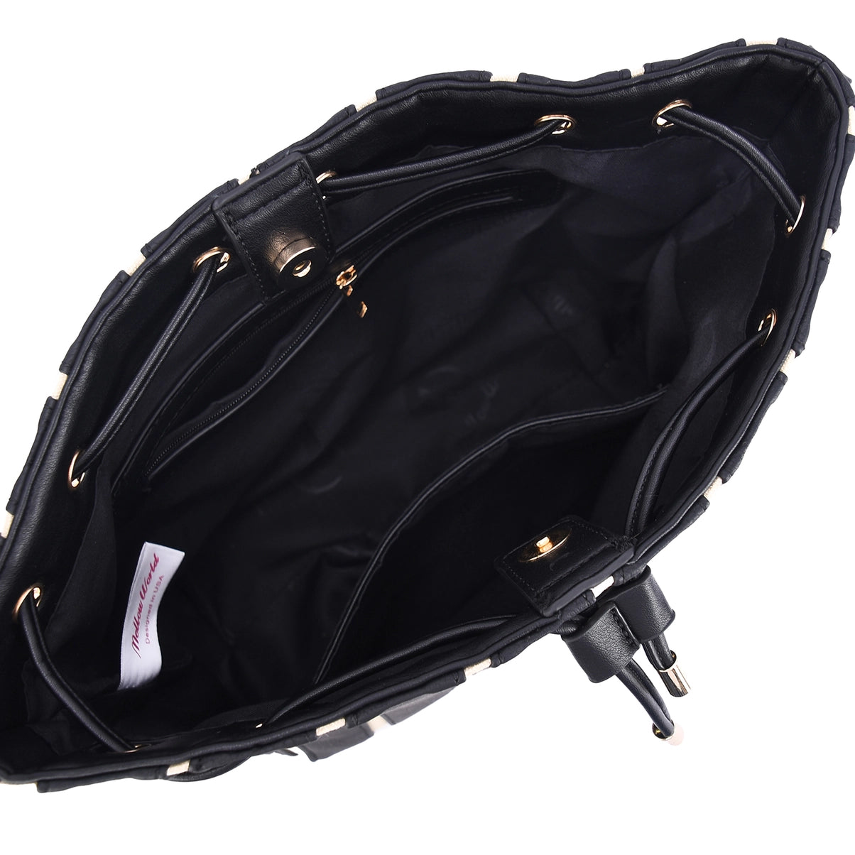 Two-Toned Marcellé | Noir Strié